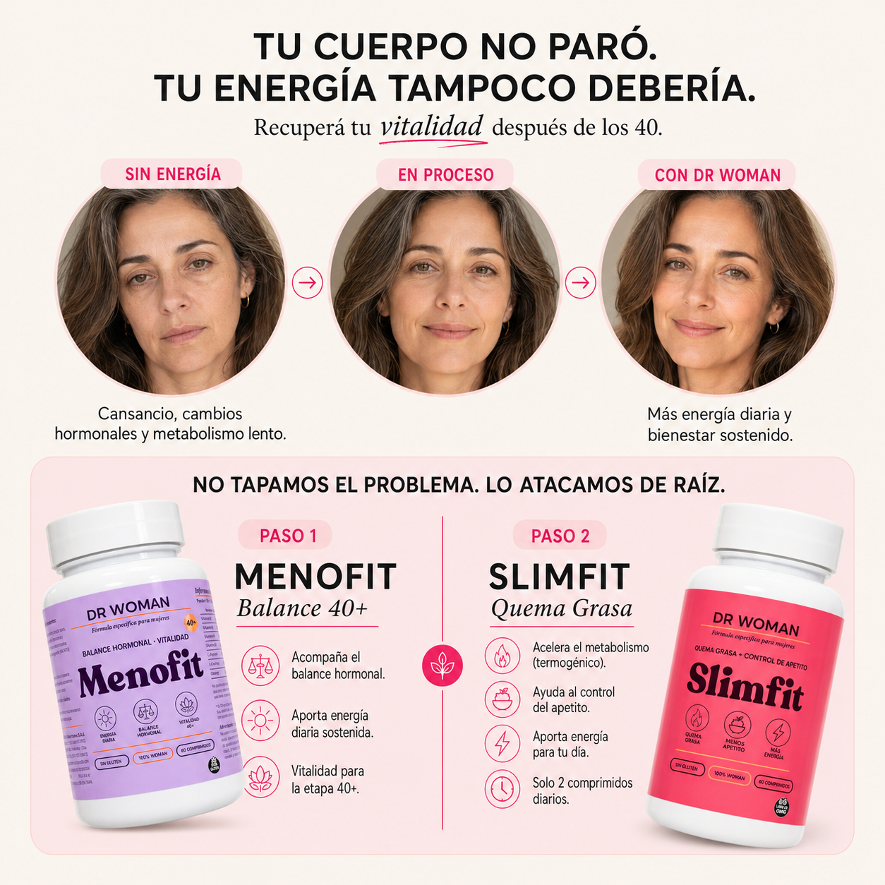 Tratamiento Hormonal y Metabólico para Mujeres 40+
