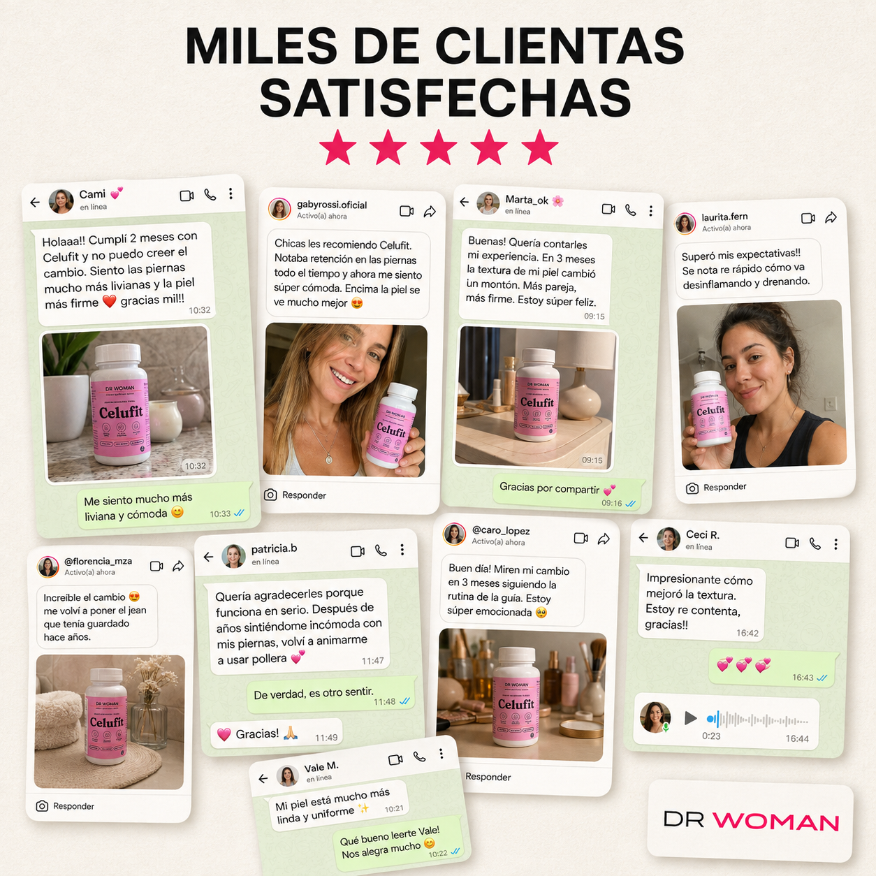 Tratamiento AntiFlacidez - Quemador, Reafirmante y Reductor para Mujeres 30+