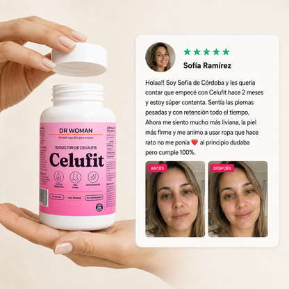 Tratamiento AntiFlacidez - Quemador, Reafirmante y Reductor para Mujeres 30+