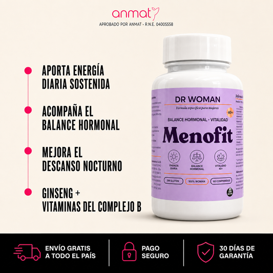 MENOFIT · Tratamiento Hormonal y Energético 40+