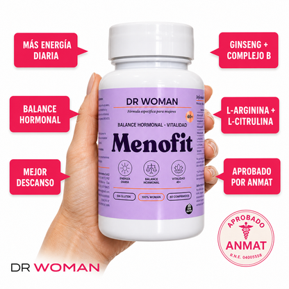 MENOFIT · Tratamiento Hormonal y Energético 40+