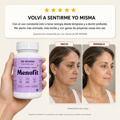MENOFIT · Tratamiento Hormonal y Energético 40+
