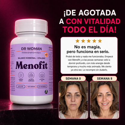 MENOFIT · Tratamiento Hormonal y Energético 40+
