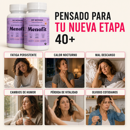 MENOFIT · Tratamiento Hormonal y Energético 40+