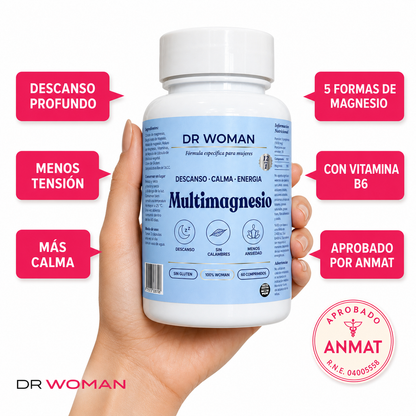 MULTIMAGNESIO 12 en 1 · Tratamiento para Descanso, Calma y Energía