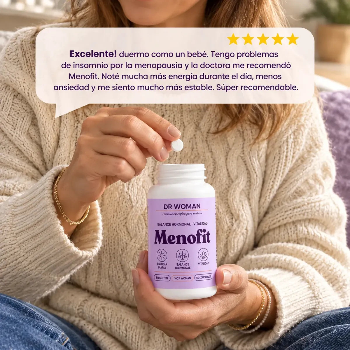MENOFIT · Tratamiento Hormonal y Energético 50+