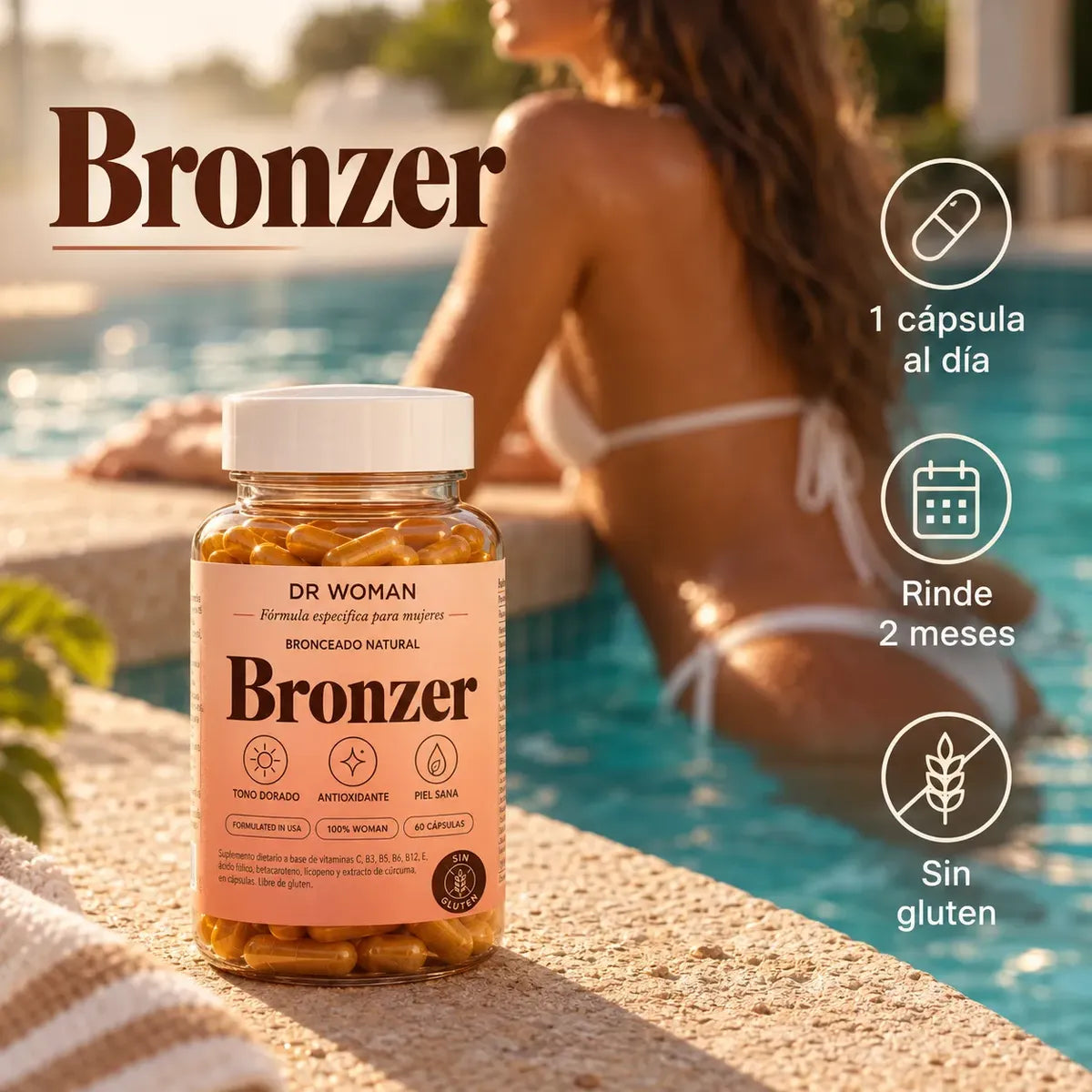 BETACAROTENO - La nueva Formula para Broncearse en 18 dias sin tomar sol