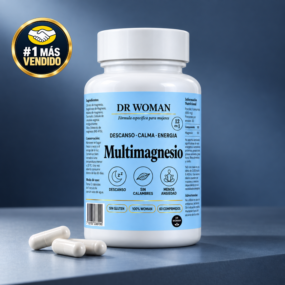 MULTIMAGNESIO 12 en 1 · Tratamiento para Descanso, Calma y Energía