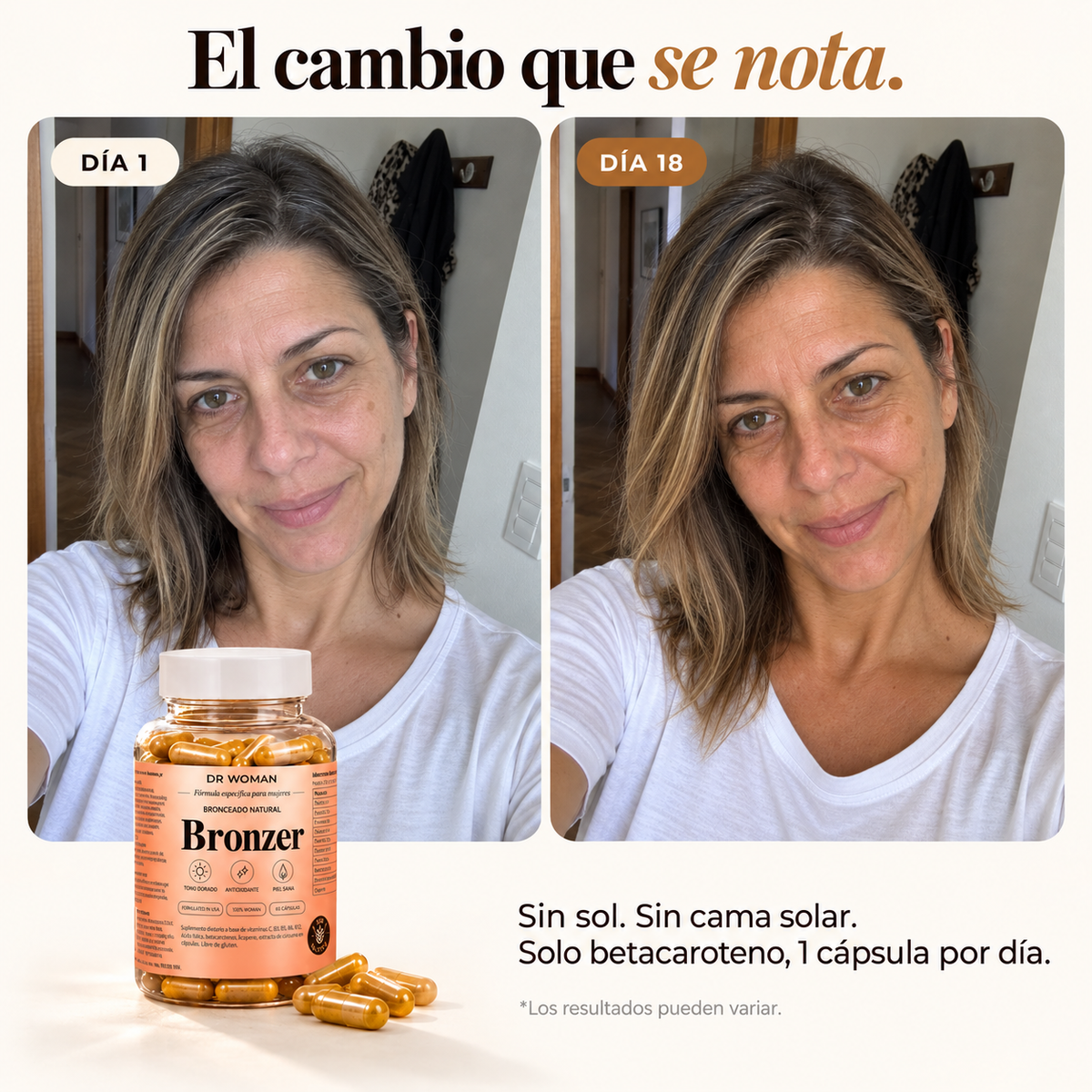 BETACAROTENO - La nueva Formula para Broncearse en 18 dias sin tomar sol